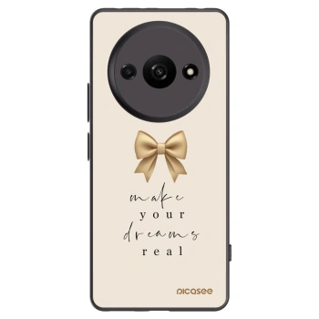 Picasee silikonski črni ovitek za Xiaomi Redmi A3 - Golden Dream
