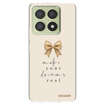 Picasee silikonski prozorni ovitek za Xiaomi 14T - Golden Dream