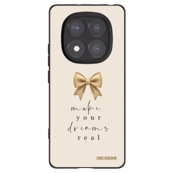 Picasee silikonski črni ovitek za Xiaomi Redmi Note 14 Pro+ 5G - Golden Dream