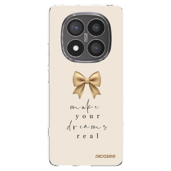 Picasee silikonski prozorni ovitek za Xiaomi Redmi Note 14 Pro+ 5G - Golden Dream