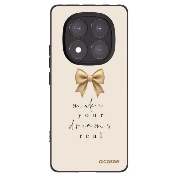 Picasee silikonski črni ovitek za Xiaomi Redmi Note 14 Pro 5G - Golden Dream
