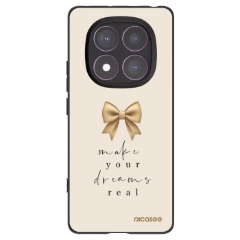 Picasee silikonski črni ovitek za Xiaomi Redmi Note 14 Pro 4G - Golden Dream