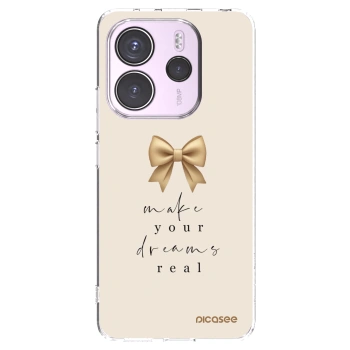 Picasee silikonski prozorni ovitek za Xiaomi Redmi Note 14 4G - Golden Dream
