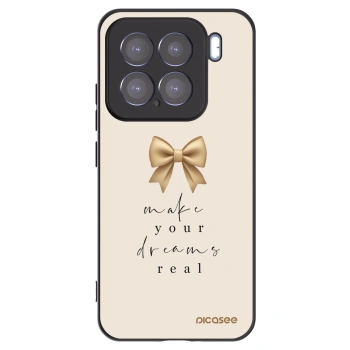 Picasee silikonski črni ovitek za Xiaomi 15 - Golden Dream