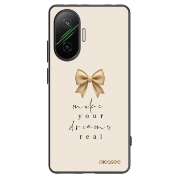 Picasee silikonski črni ovitek za Xiaomi Poco F7 5G - Golden Dream