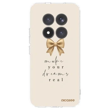 Picasee silikonski prozorni ovitek za Xiaomi Redmi Note 15 Pro+ - Golden Dream
