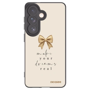 Picasee silikonski črni ovitek za Samsung Galaxy S26 - Golden Dream