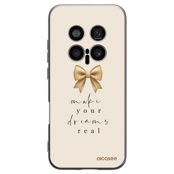 Picasee silikonski črni ovitek za Honor Magic8 Pro 5G - Golden Dream