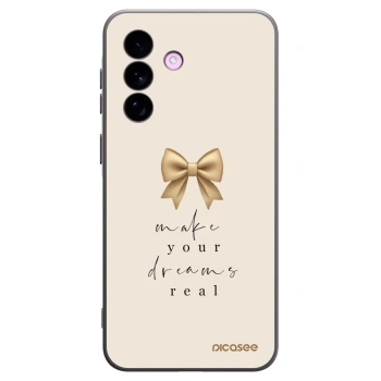 Picasee silikonski črni ovitek za Samsung Galaxy A57 5G - Golden Dream