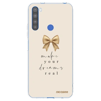Picasee silikonski prozorni ovitek za Xiaomi Redmi Note 8T - Golden Dream