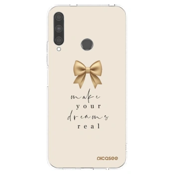 Picasee silikonski prozorni ovitek za Huawei P40 Lite E - Golden Dream