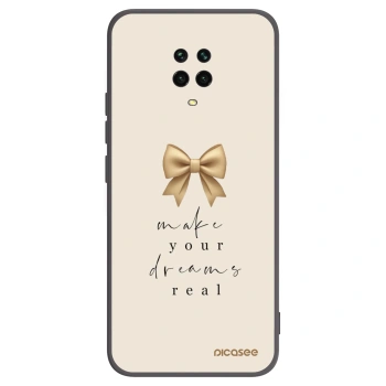 Picasee silikonski črni ovitek za Xiaomi Redmi Note 9 Pro - Golden Dream