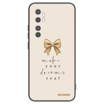 Picasee silikonski črni ovitek za Xiaomi Mi Note 10 Lite - Golden Dream