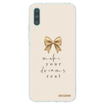 Picasee silikonski prozorni ovitek za Samsung Galaxy A30s A307F - Golden Dream