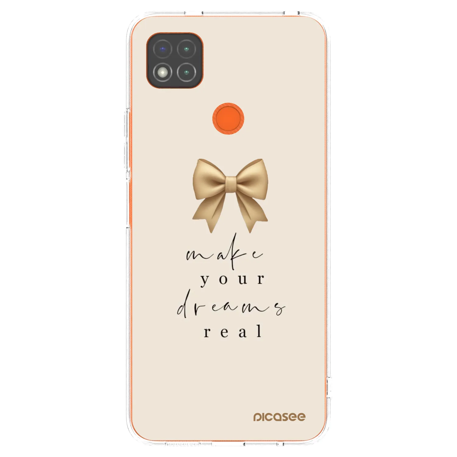 Picasee silikonski prozorni ovitek za Xiaomi Redmi 9C - Golden Dream