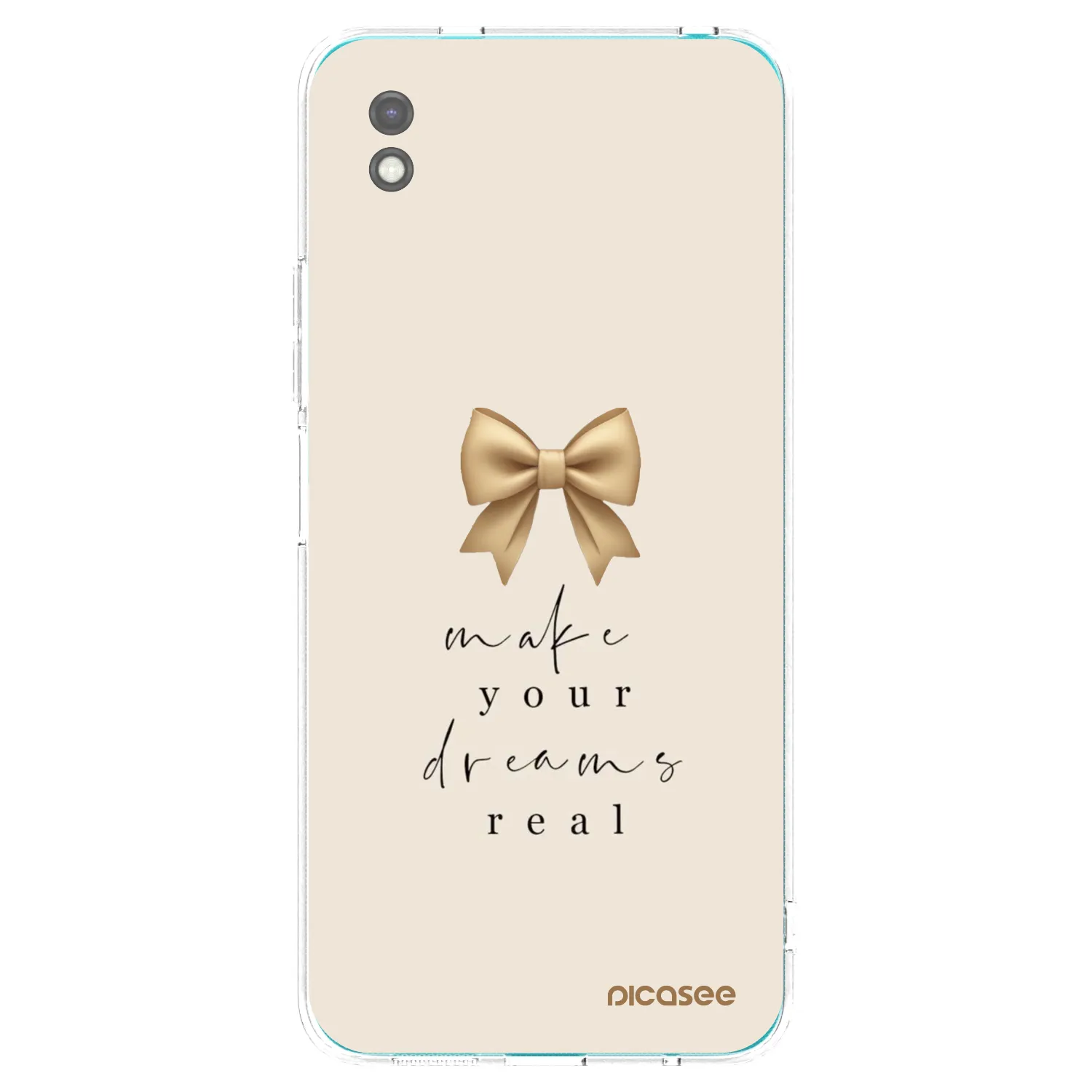 Picasee silikonski črni ovitek za Xiaomi Redmi 9A - Golden Dream