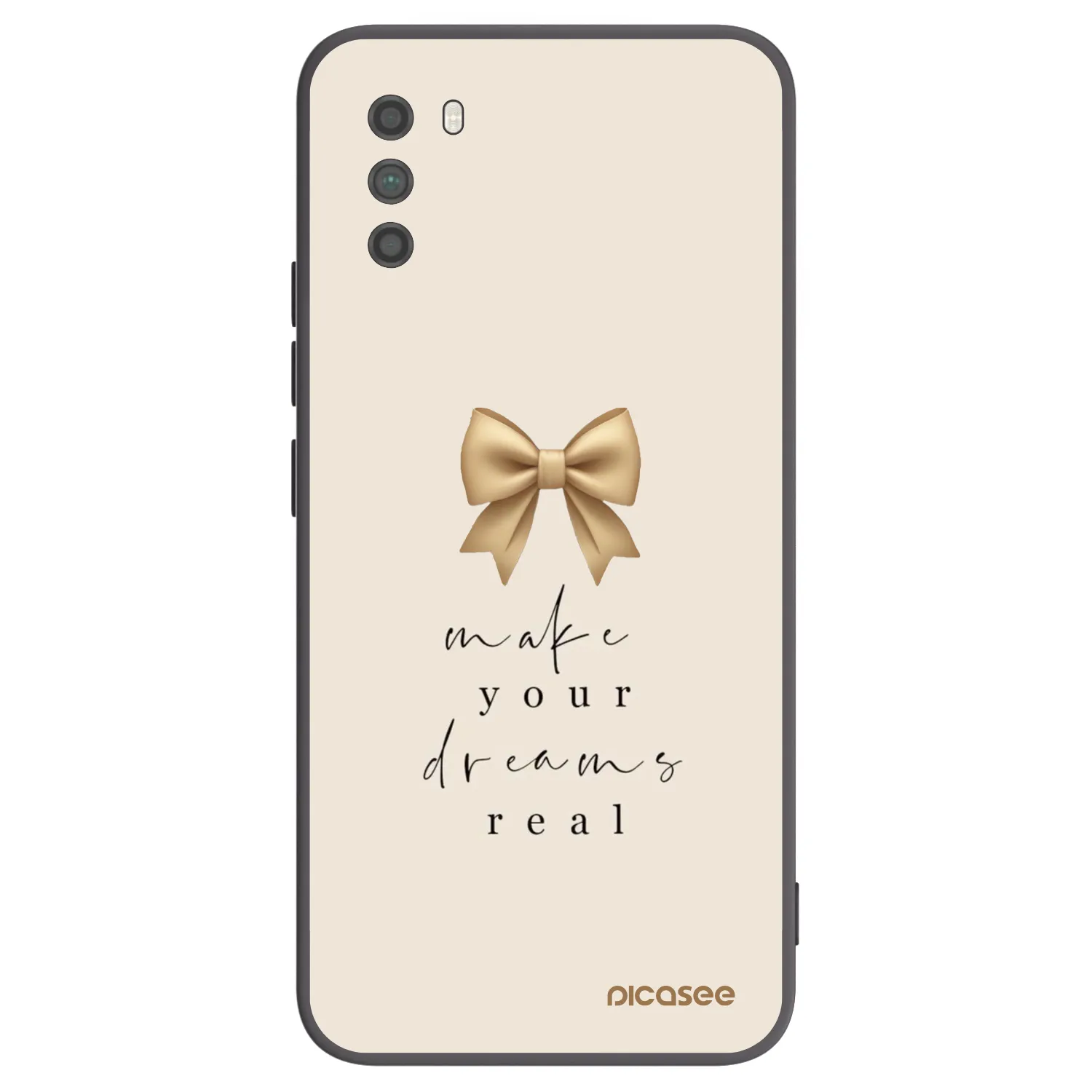 Picasee silikonski črni ovitek za Xiaomi Poco M3 - Golden Dream