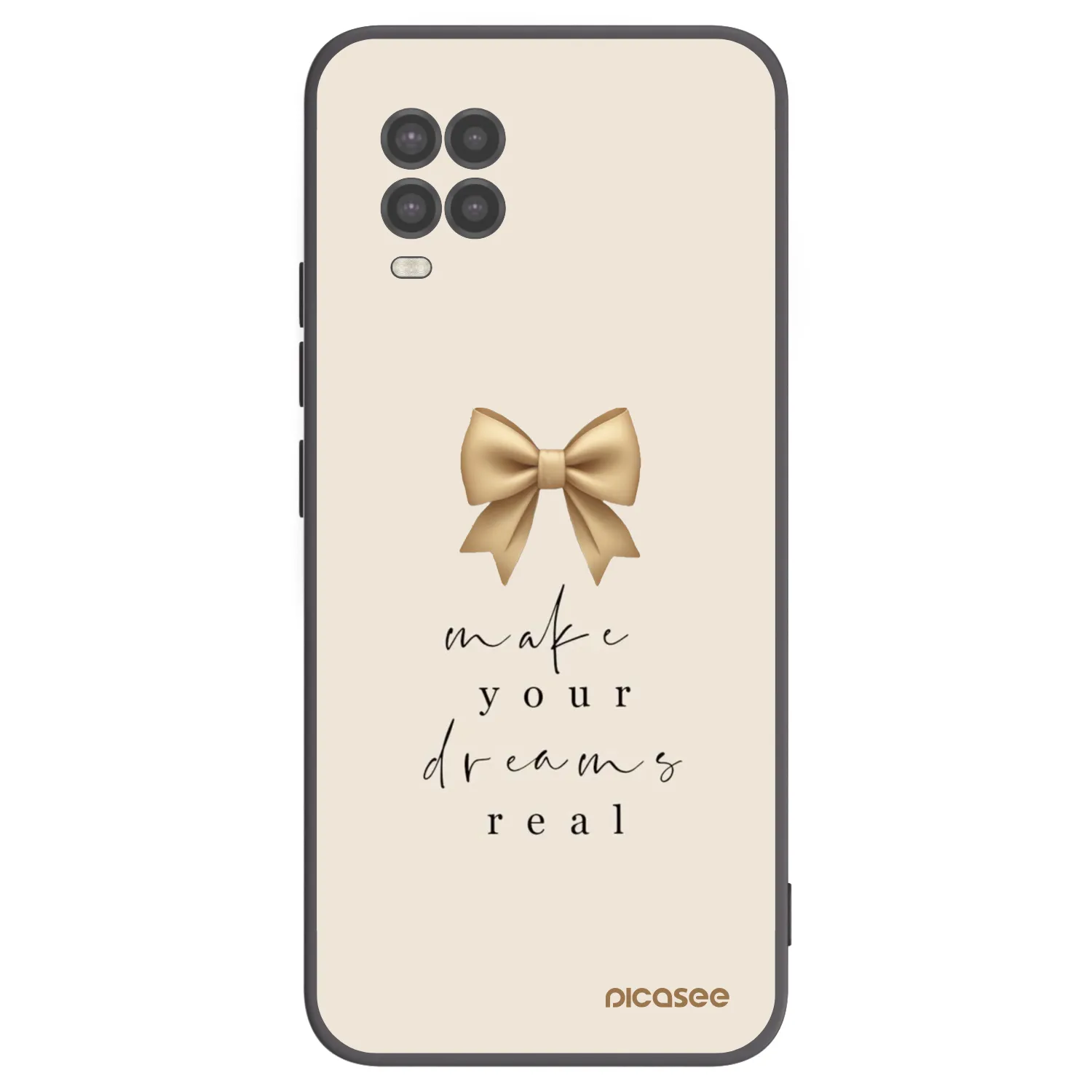 Picasee silikonski črni ovitek za Xiaomi Mi 10 Lite - Golden Dream
