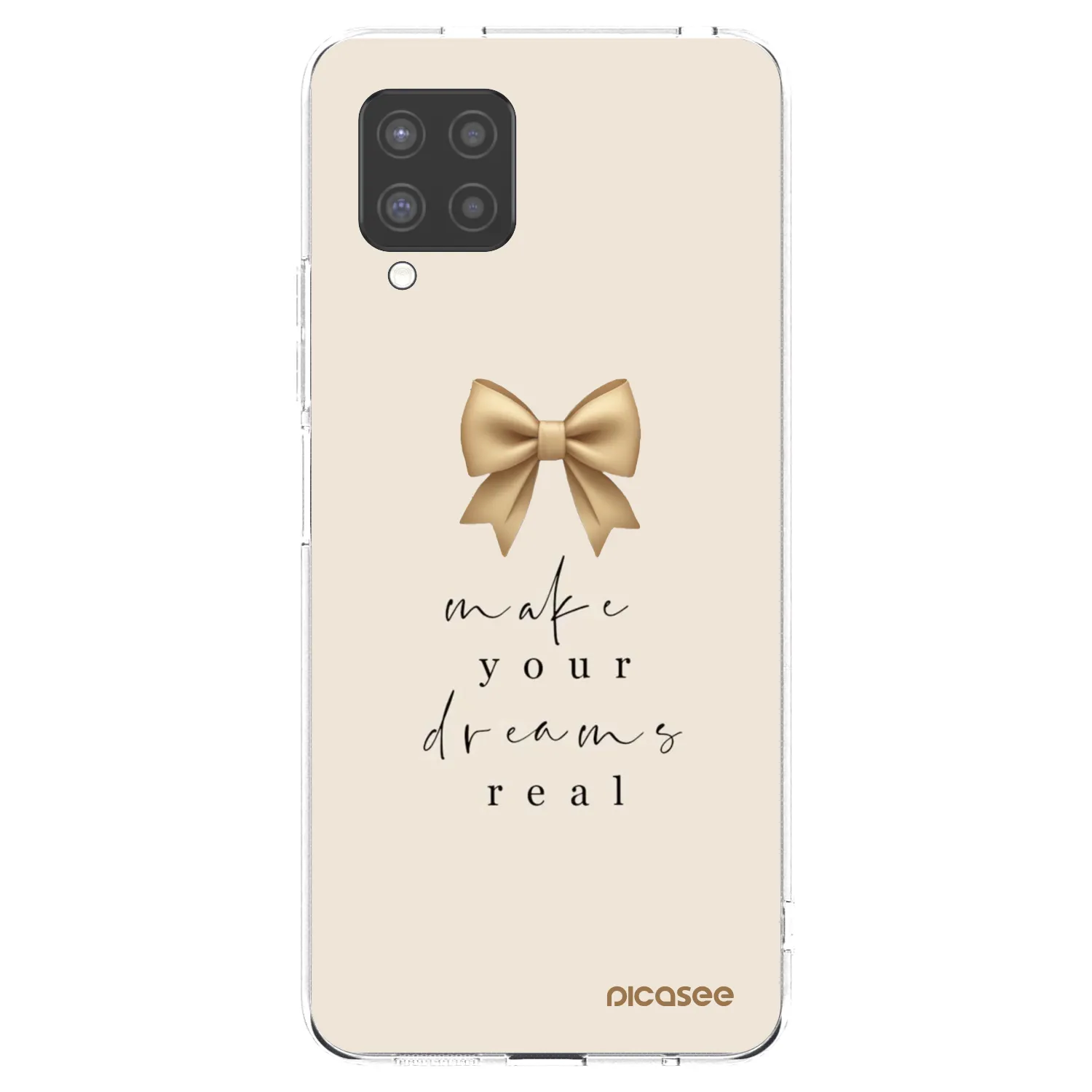 Picasee silikonski prozorni ovitek za Samsung Galaxy A42 A426B - Golden Dream