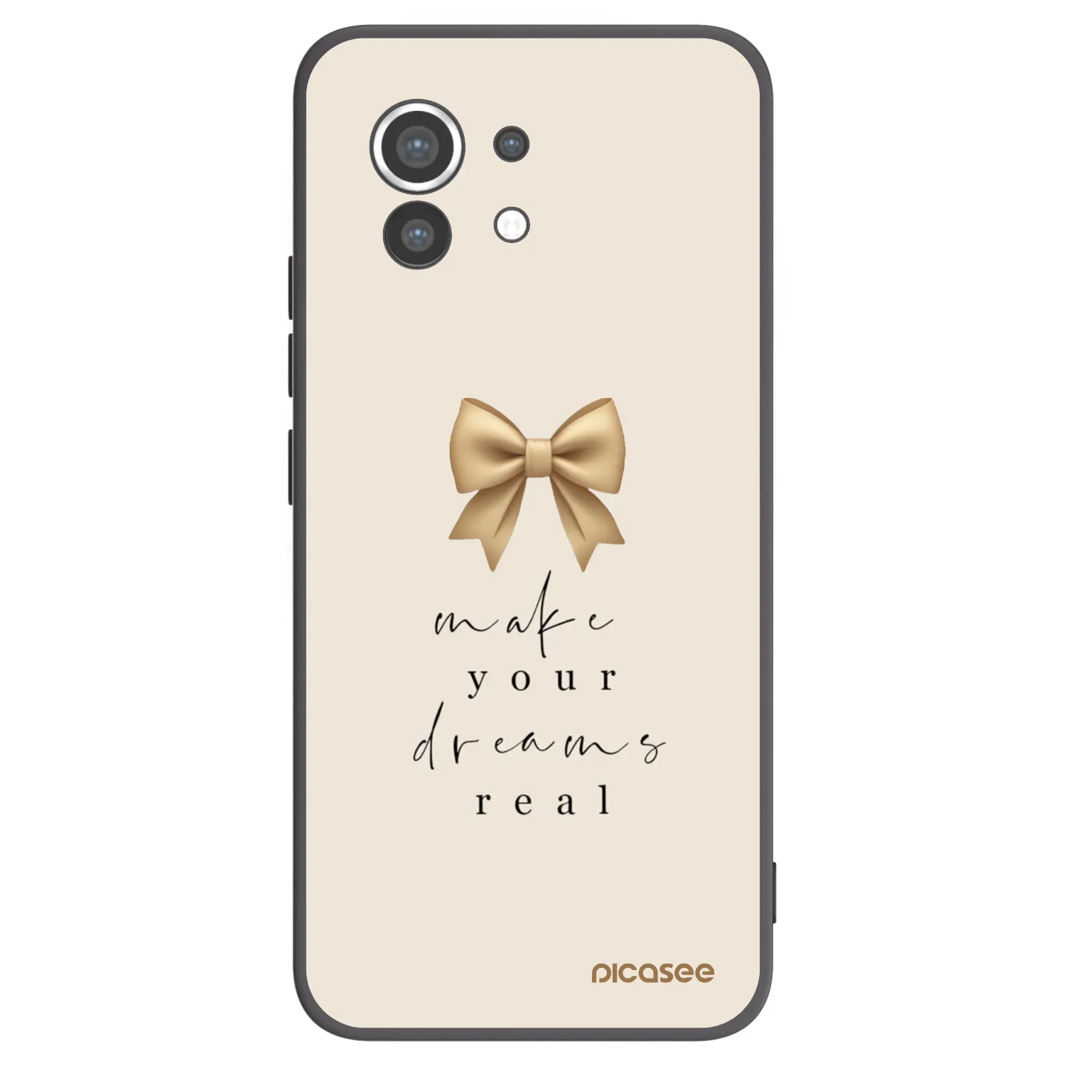 Picasee silikonski črni ovitek za Xiaomi Mi 11 - Golden Dream