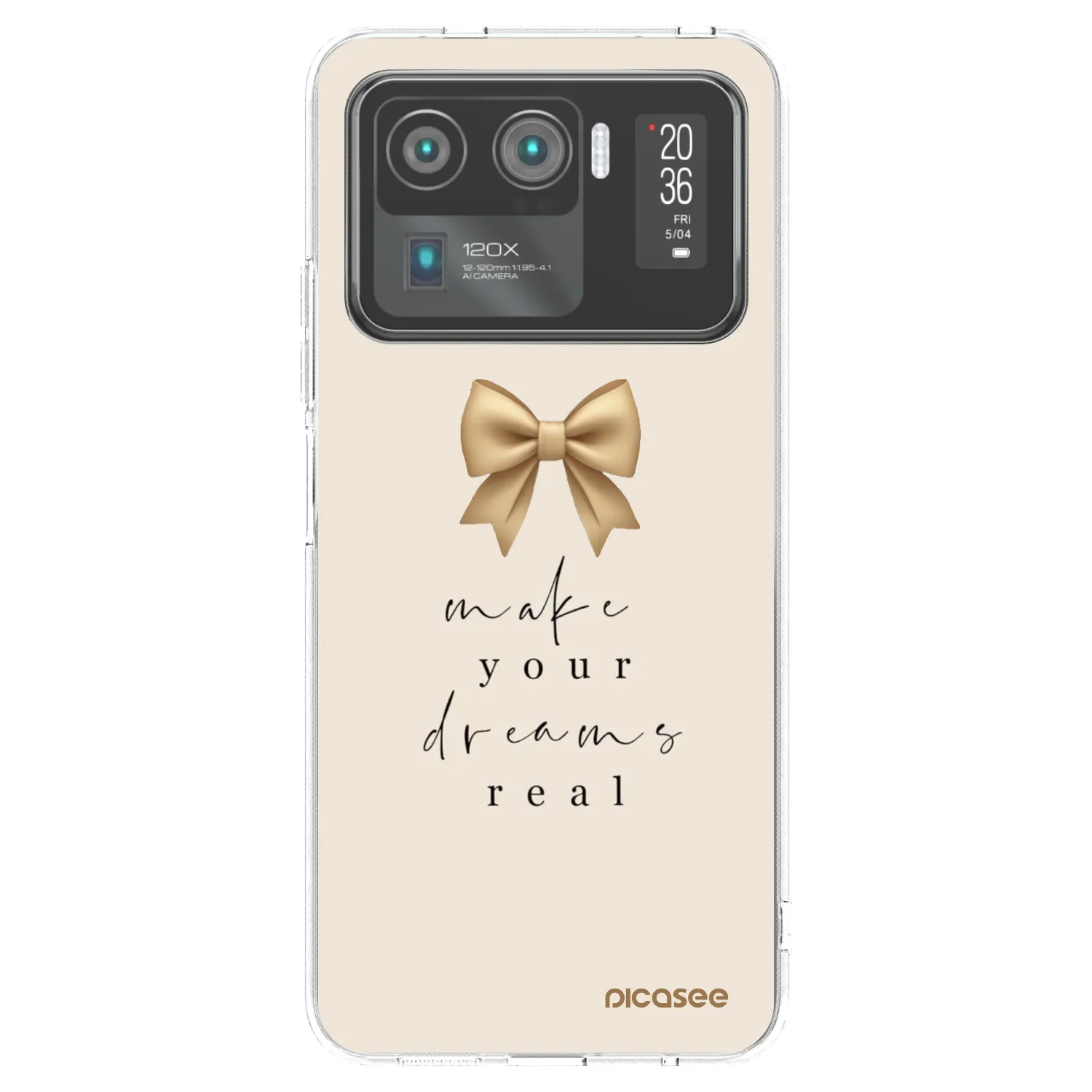 Picasee silikonski prozorni ovitek za Xiaomi Mi 11 Ultra - Golden Dream