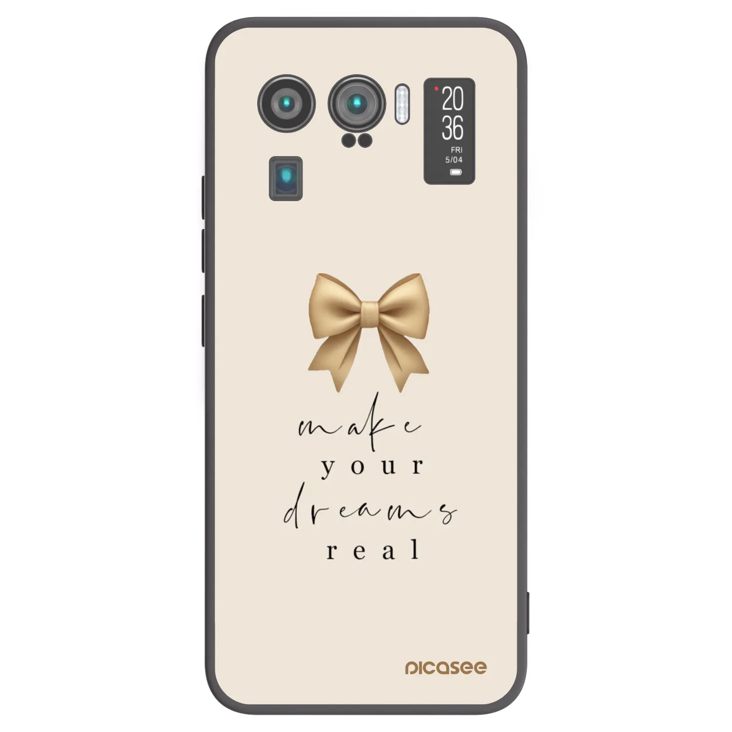Picasee silikonski črni ovitek za Xiaomi Mi 11 Ultra - Golden Dream