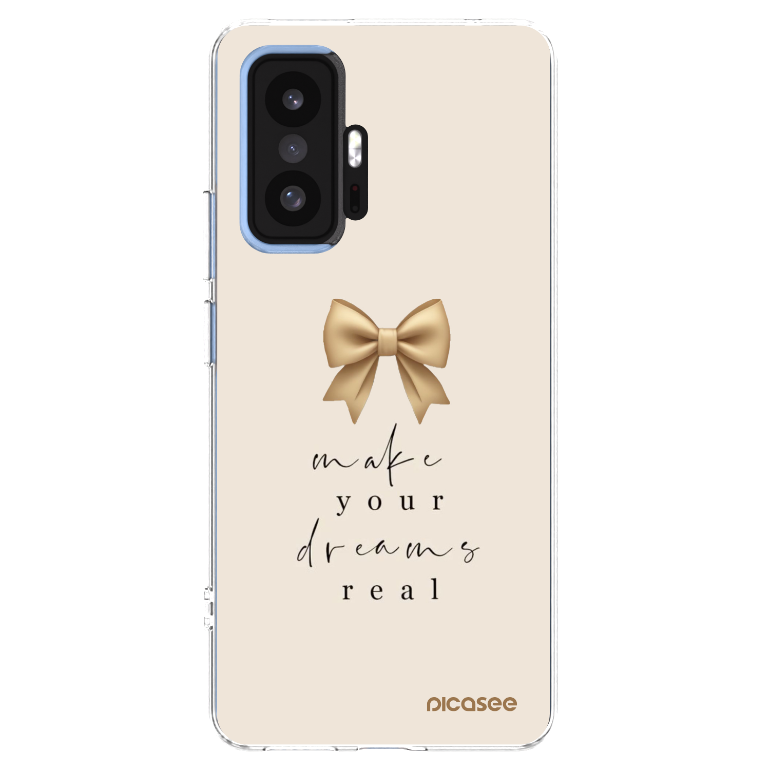 Picasee silikonski prozorni ovitek za Xiaomi 11T - Golden Dream