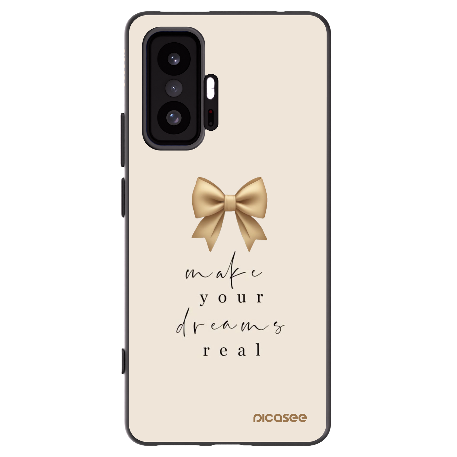 Picasee silikonski črni ovitek za Xiaomi 11T - Golden Dream