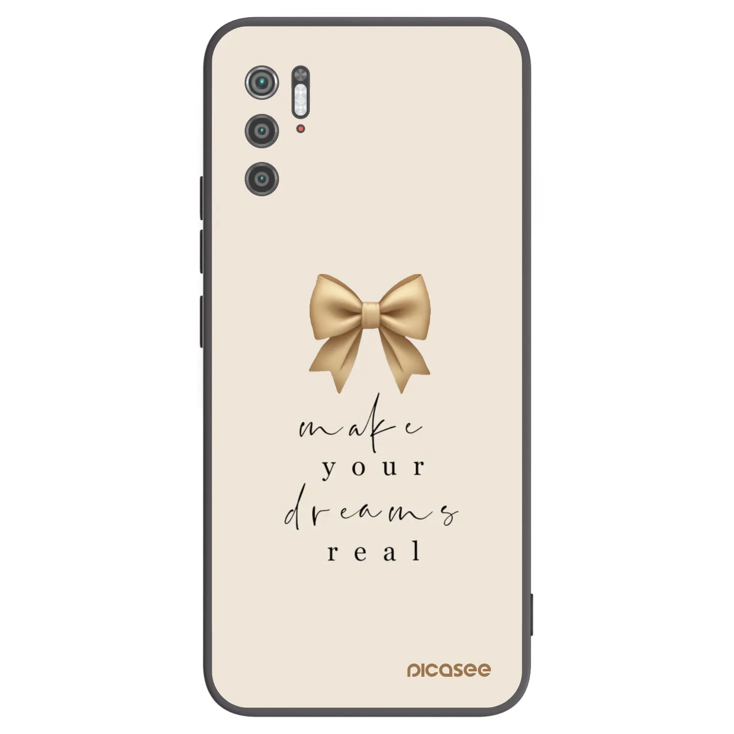 Picasee silikonski črni ovitek za Xiaomi Poco M3 Pro 5G - Golden Dream