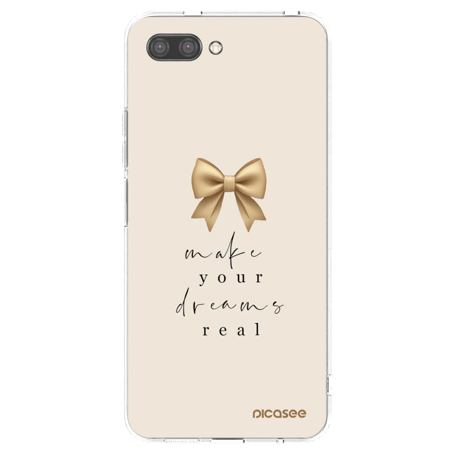 Picasee silikonski prozorni ovitek za Honor 10 - Golden Dream