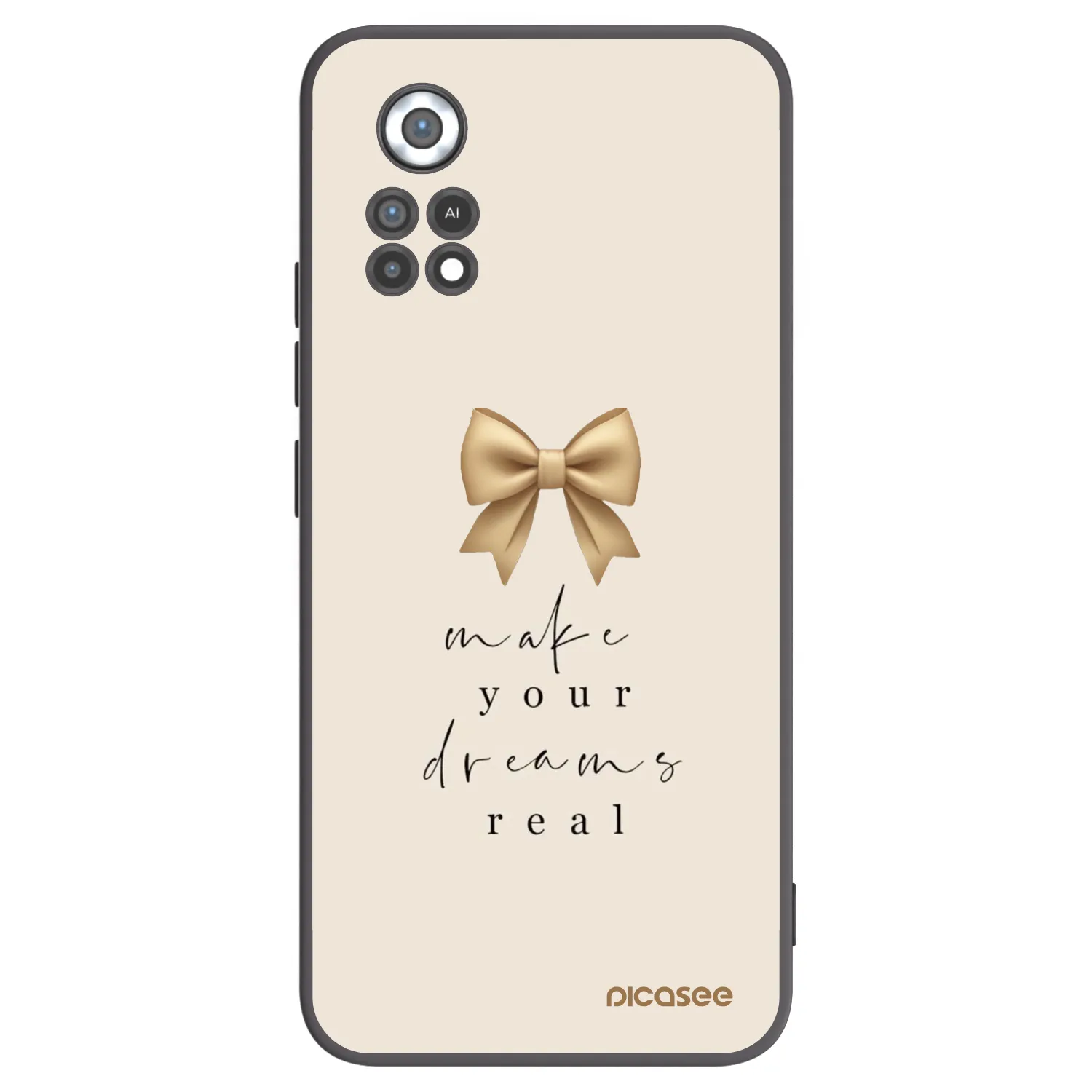Picasee silikonski črni ovitek za Xiaomi Poco X4 Pro 5G - Golden Dream