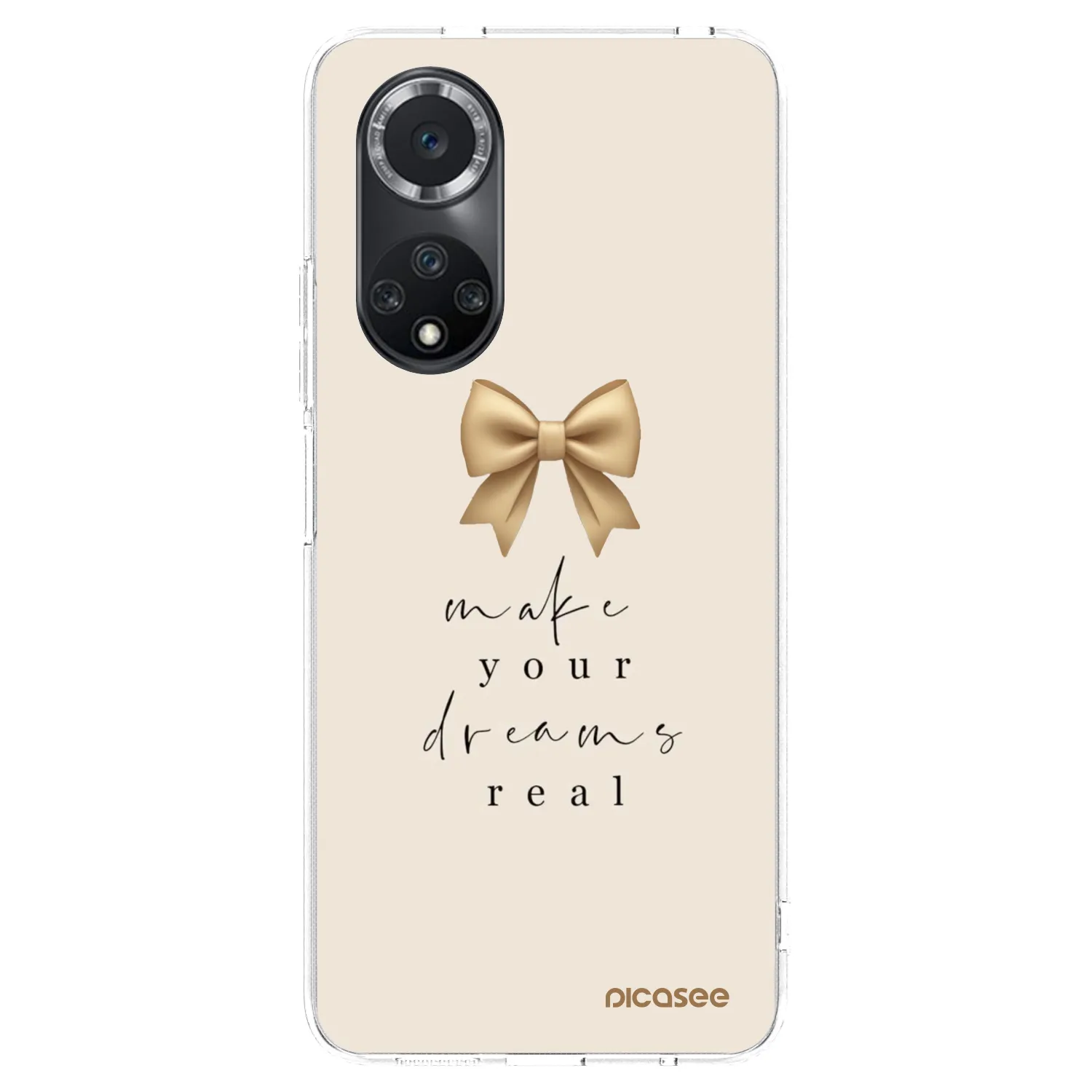 Picasee silikonski prozorni ovitek za Huawei Nova 9 SE - Golden Dream