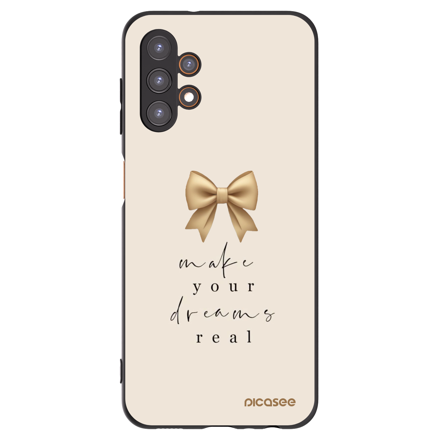 Picasee silikonski črni ovitek za Samsung Galaxy A13 4G A135 - Golden Dream
