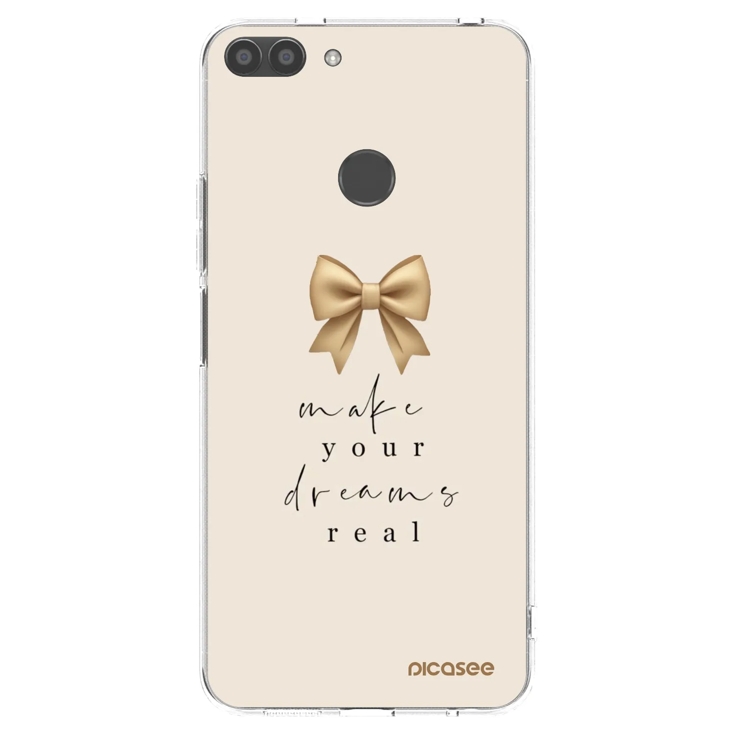 Picasee silikonski prozorni ovitek za Huawei P Smart - Golden Dream