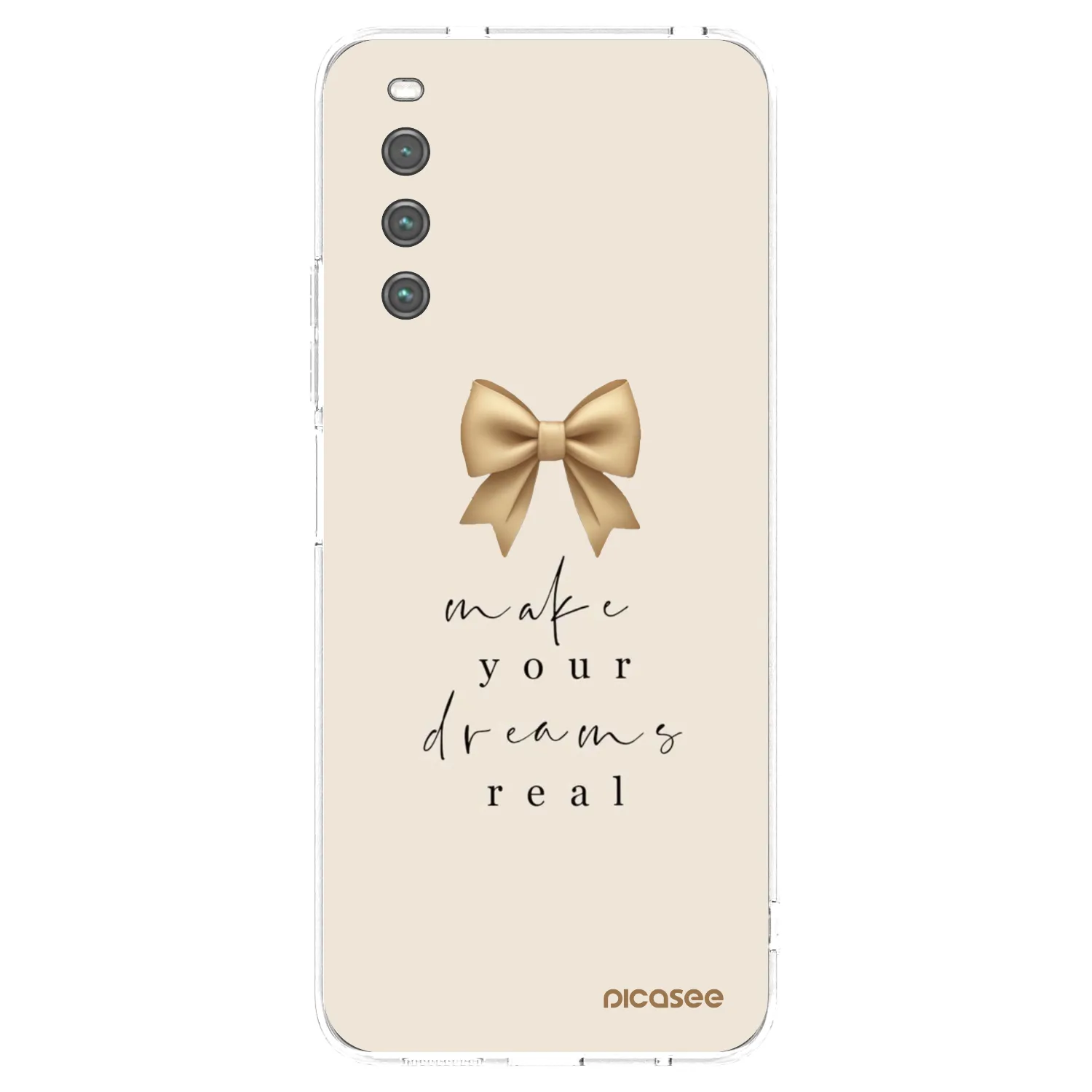 Picasee silikonski prozorni ovitek za Sony Xperia 10 IV 5G - Golden Dream