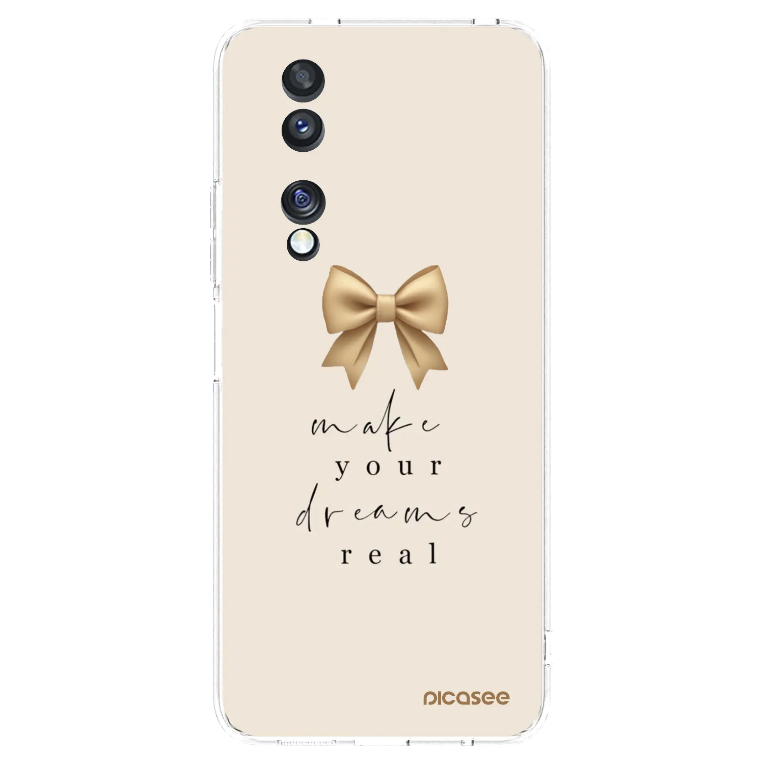 Picasee silikonski prozorni ovitek za Honor 70 - Golden Dream