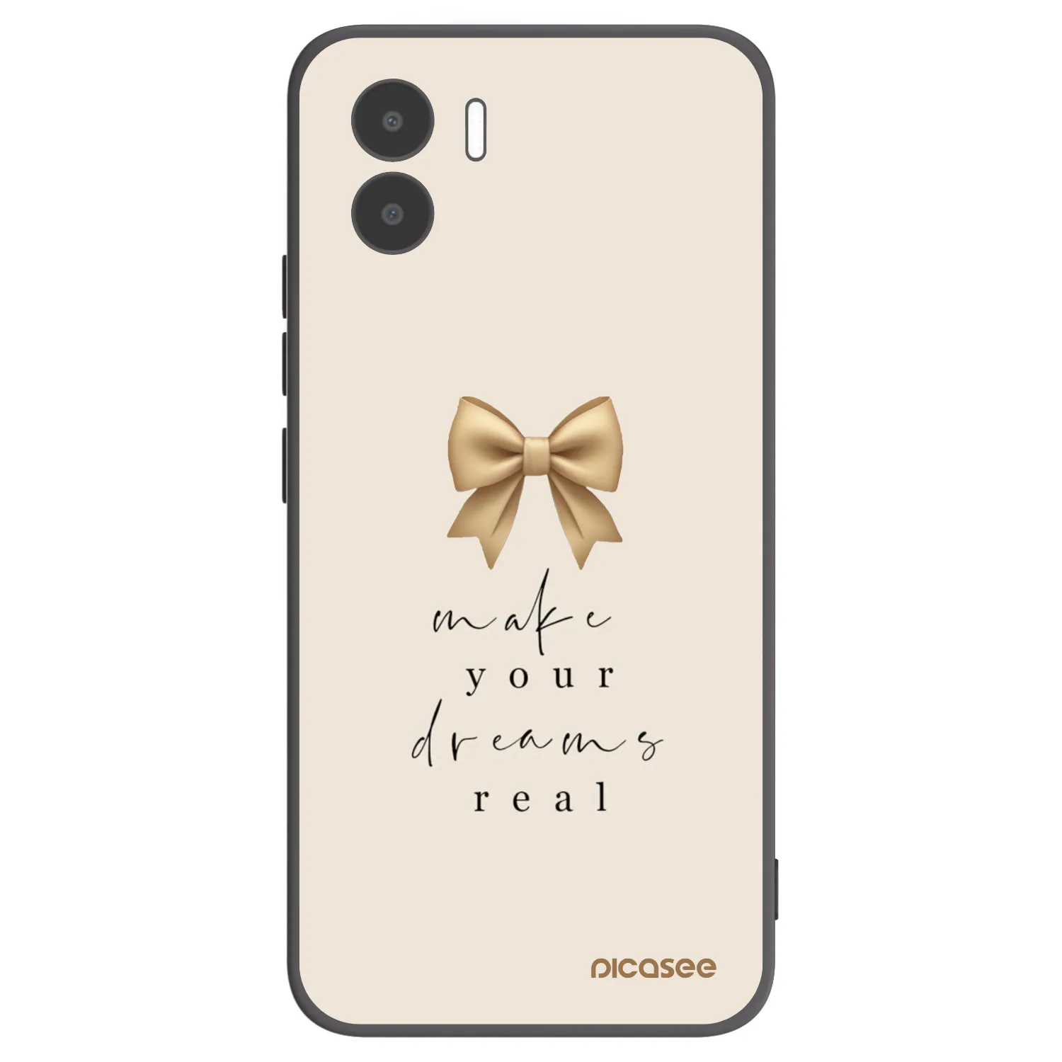 Picasee silikonski črni ovitek za Xiaomi Redmi A1 - Golden Dream