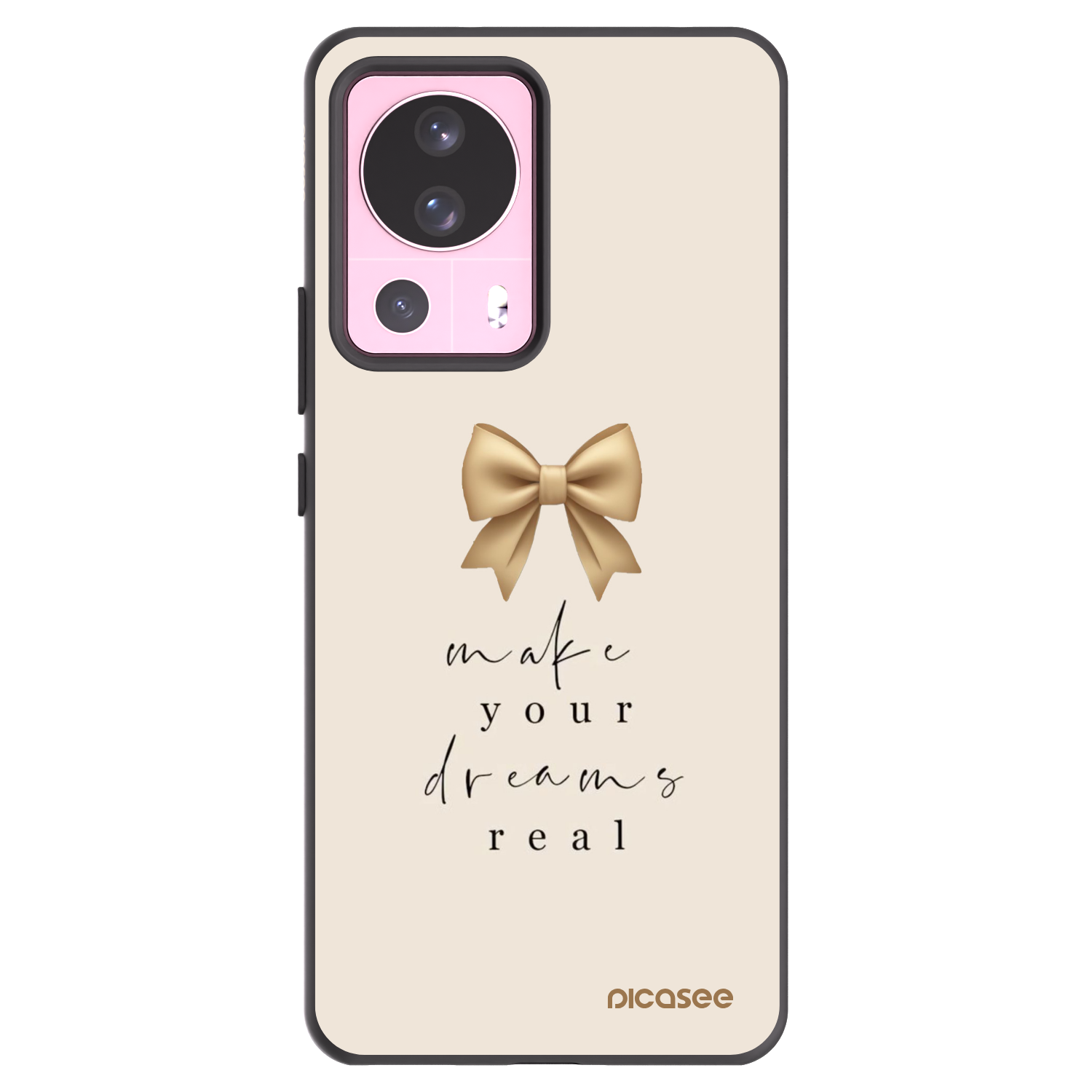 Picasee silikonski črni ovitek za Xiaomi 13 Lite - Golden Dream
