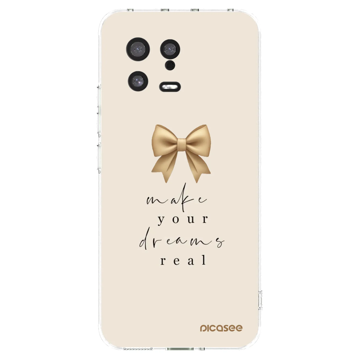 Picasee silikonski prozorni ovitek za Xiaomi 13 - Golden Dream