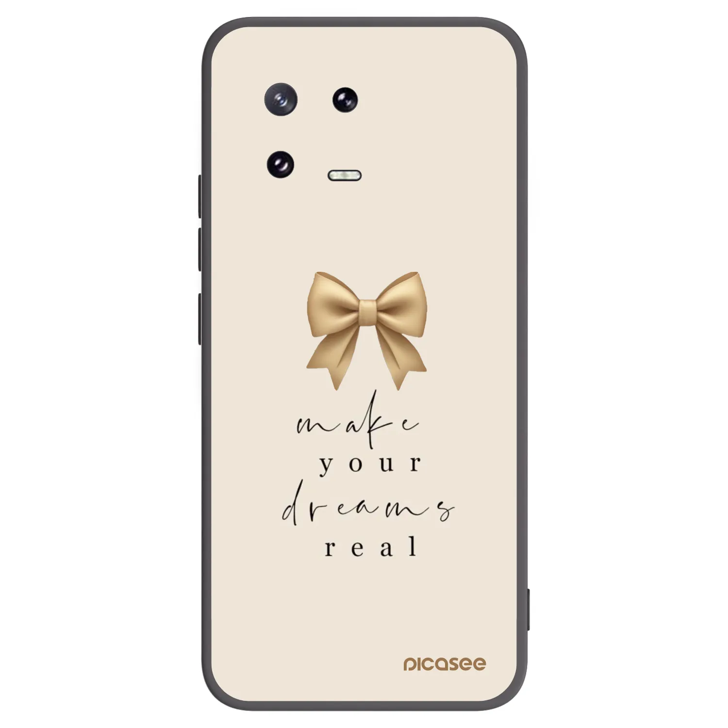 Picasee silikonski črni ovitek za Xiaomi 13 Pro - Golden Dream