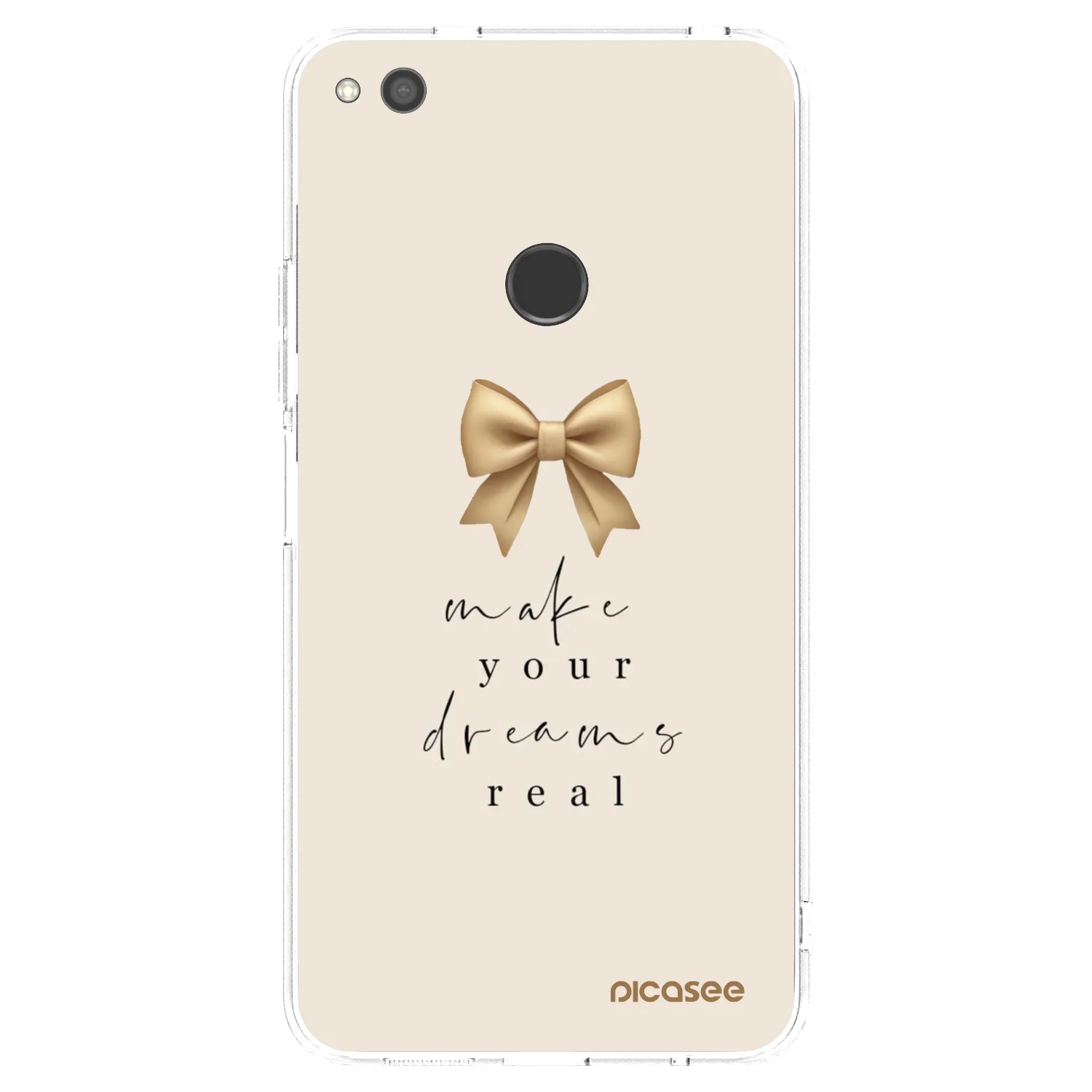 Picasee silikonski prozorni ovitek za Huawei P9 Lite 2017 - Golden Dream
