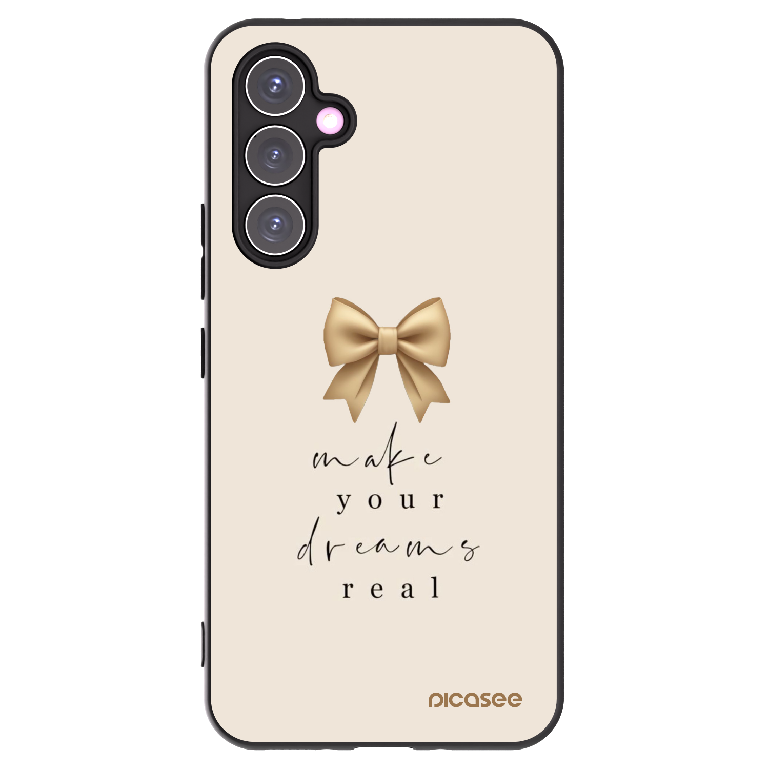 Picasee silikonski črni ovitek za Samsung Galaxy A54 5G A546B - Golden Dream
