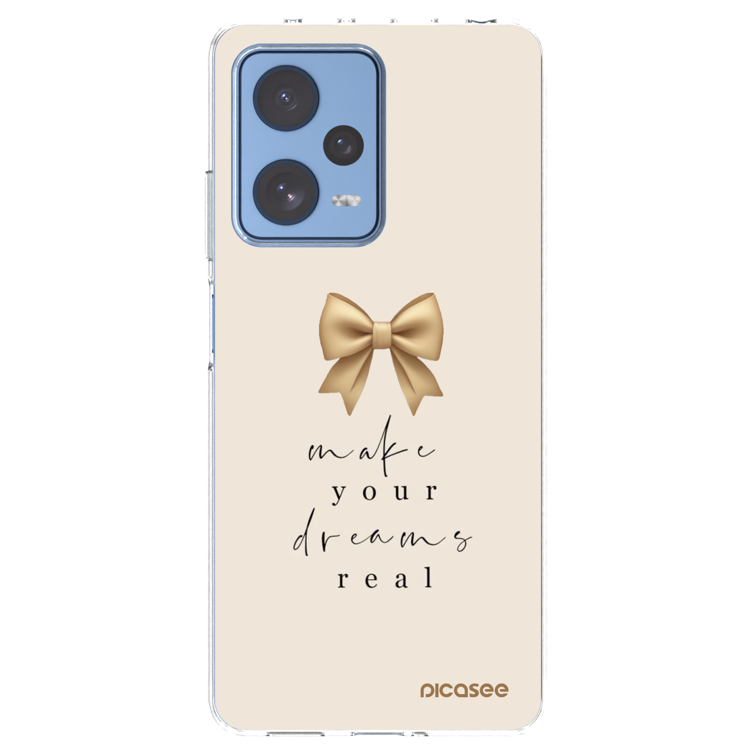Picasee silikonski prozorni ovitek za Xiaomi Redmi Note 12 Pro 5G - Golden Dream