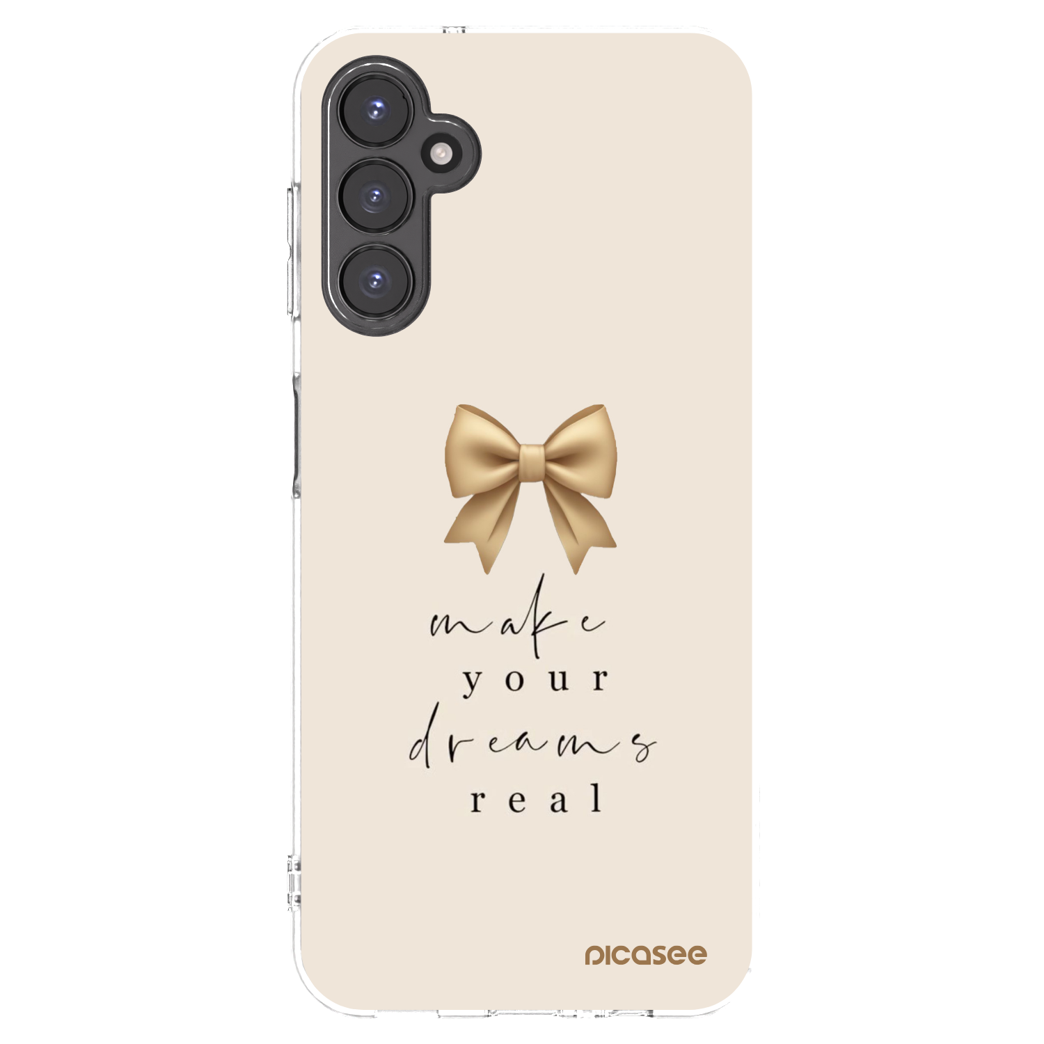 Picasee silikonski prozorni ovitek za Samsung Galaxy A14 5G A146P - Golden Dream