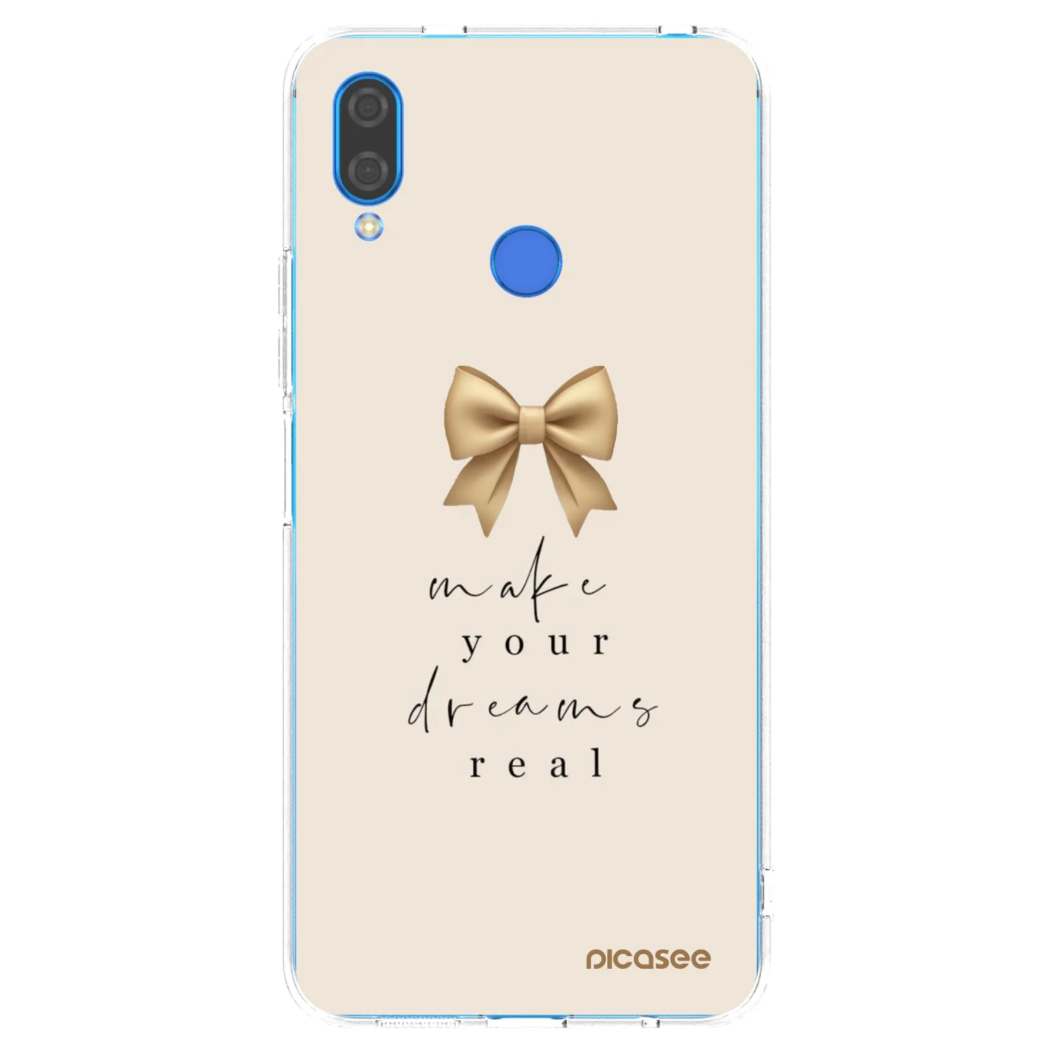Picasee silikonski prozorni ovitek za Huawei Nova 3 - Golden Dream