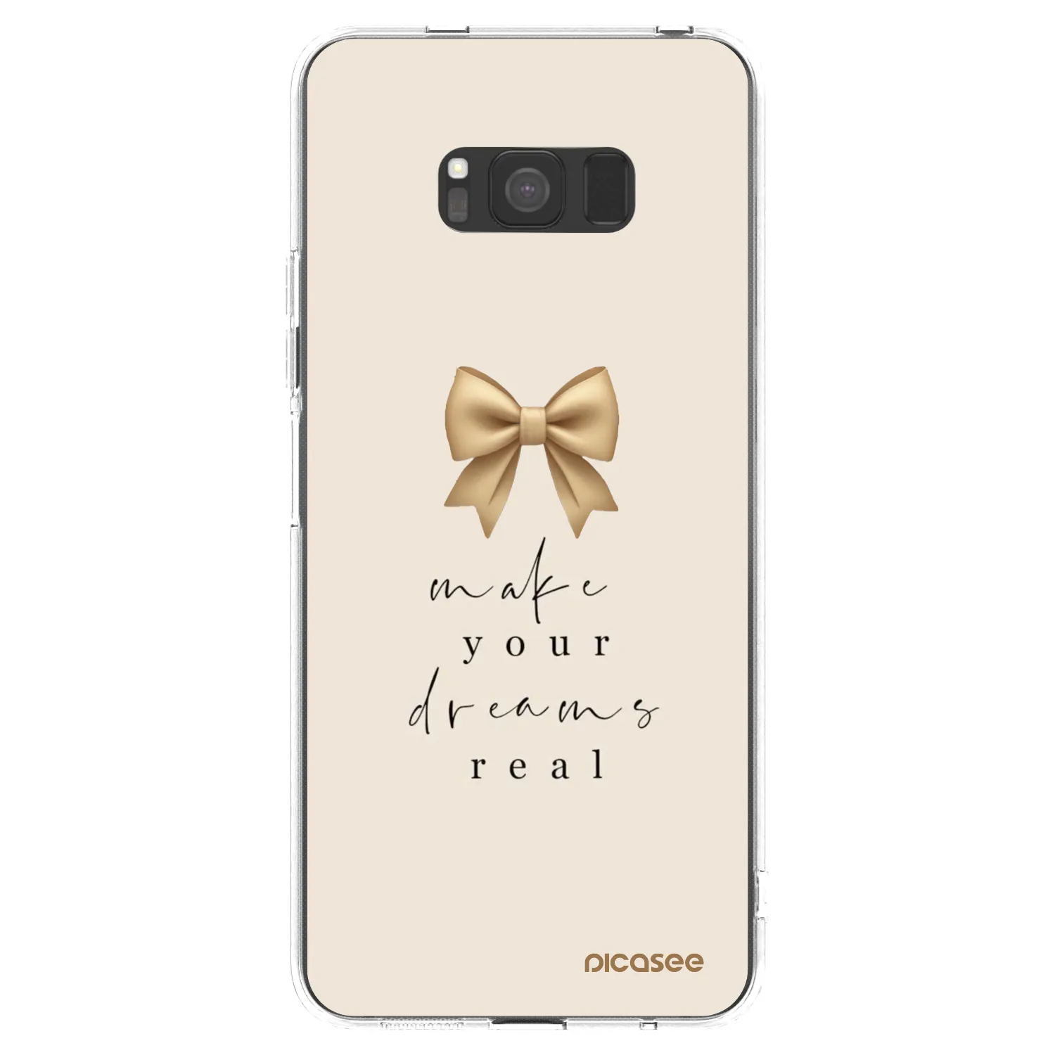 Picasee silikonski prozorni ovitek za Samsung Galaxy S8 G950F - Golden Dream