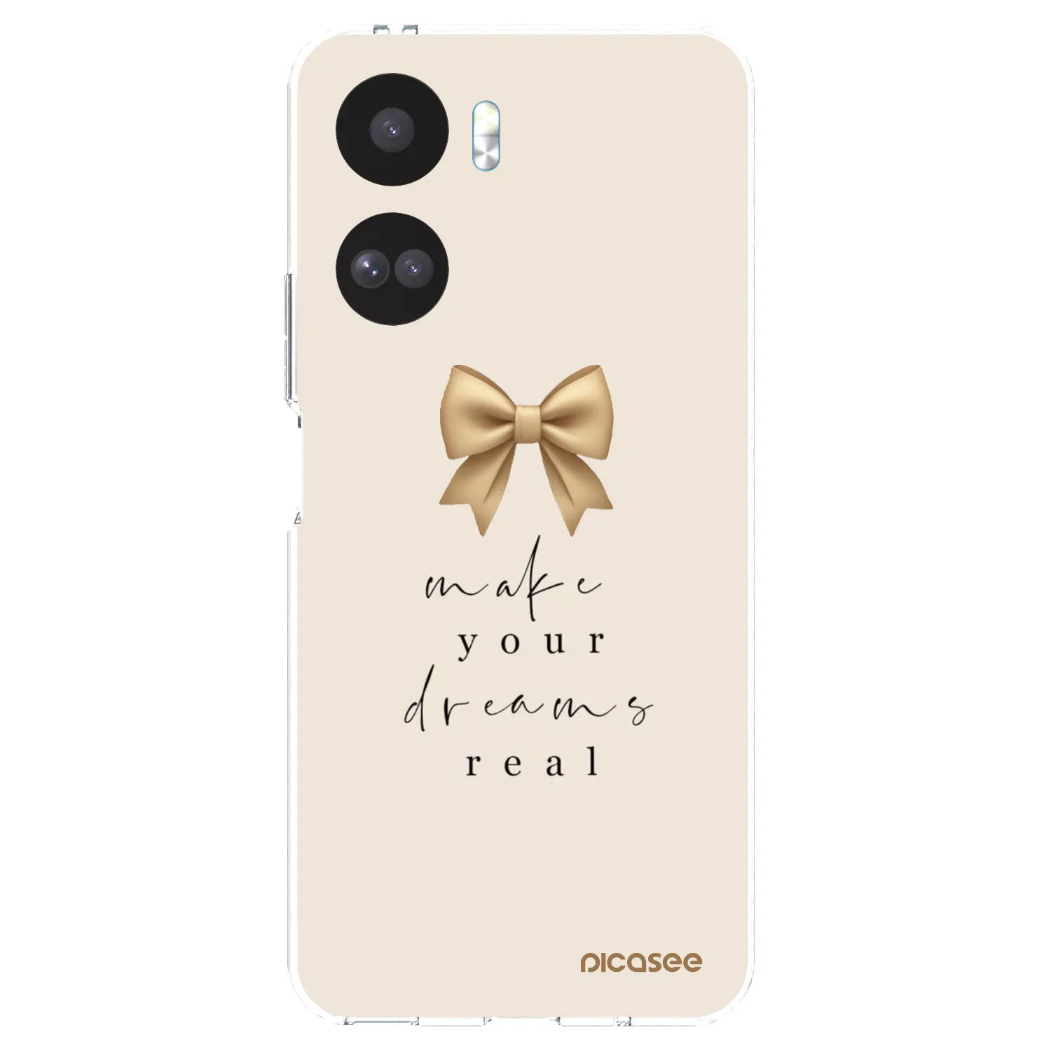 Picasee silikonski prozorni ovitek za Honor 90 Lite 5G - Golden Dream