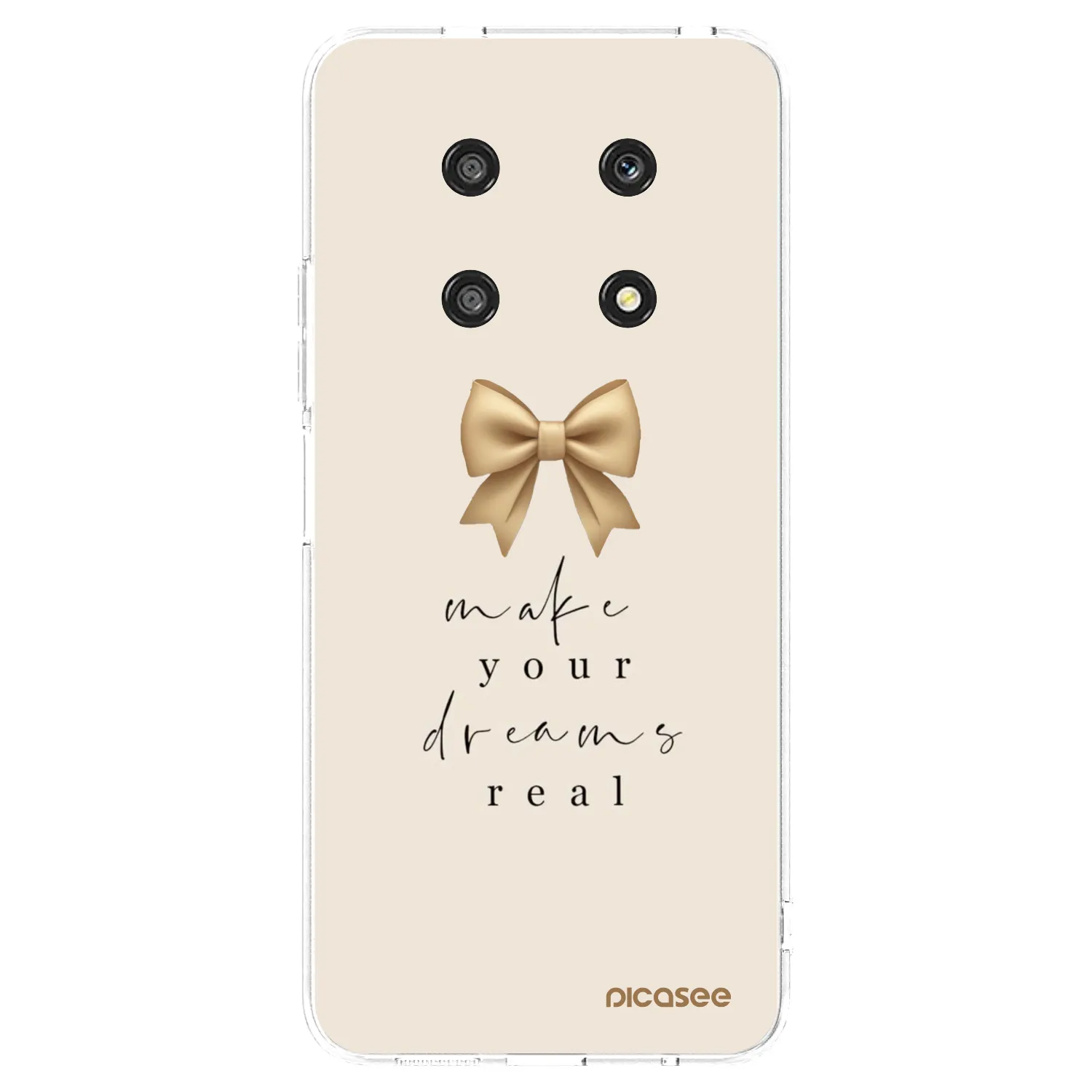Picasee silikonski prozorni ovitek za Honor Magic4 Lite 5G - Golden Dream