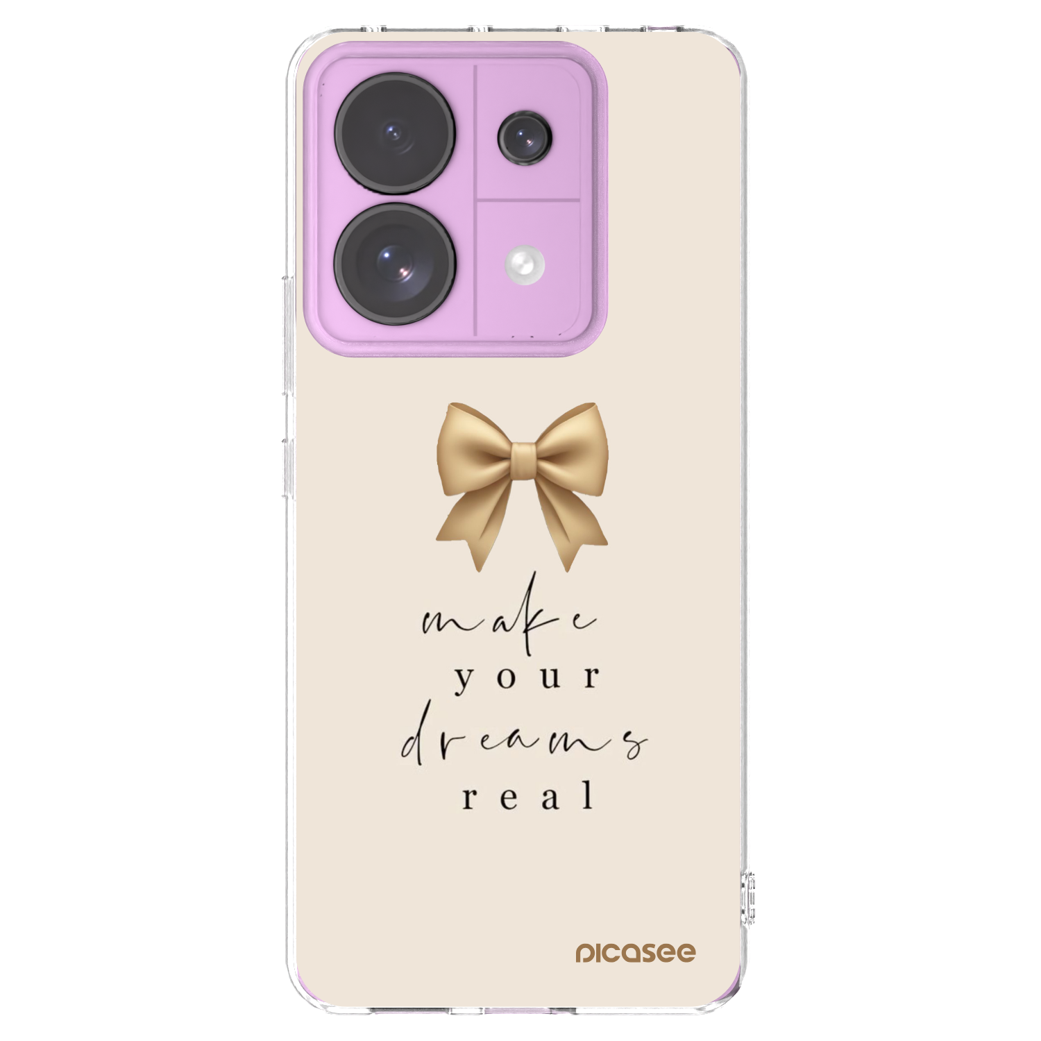 Picasee silikonski prozorni ovitek za Xiaomi Redmi Note 13 Pro 5G - Golden Dream