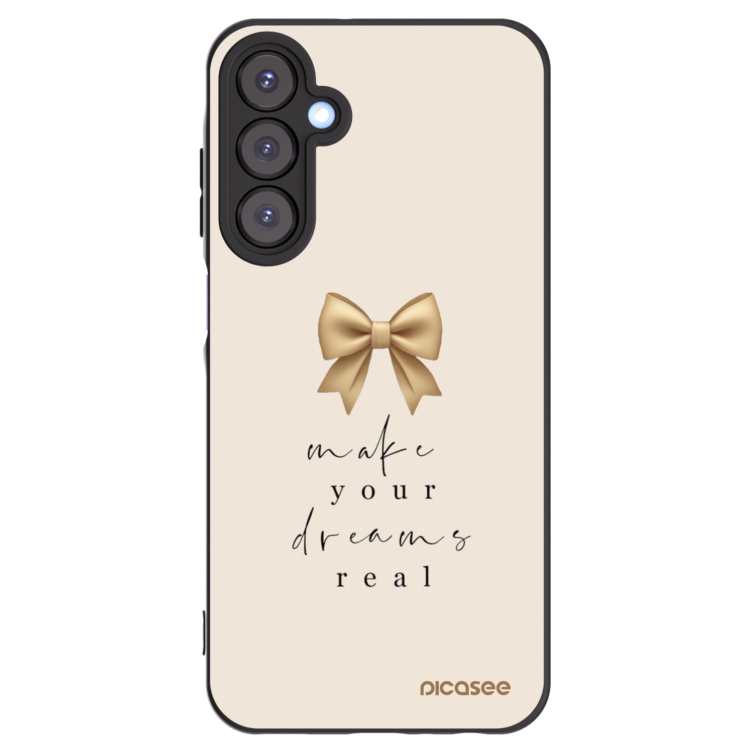 Picasee silikonski črni ovitek za Samsung Galaxy A25 A256B 5G - Golden Dream
